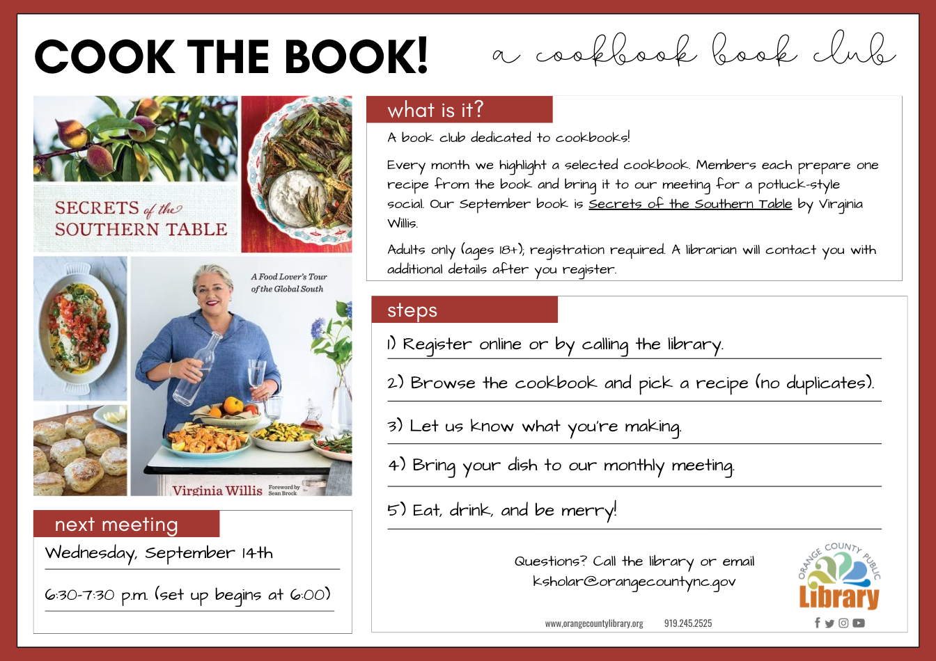 Cook the Book! widget