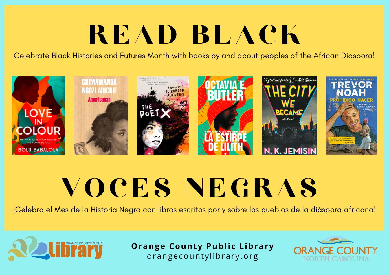 Celebrate Black Histories and Futures Month with books by and about peoples of the African Diaspora!