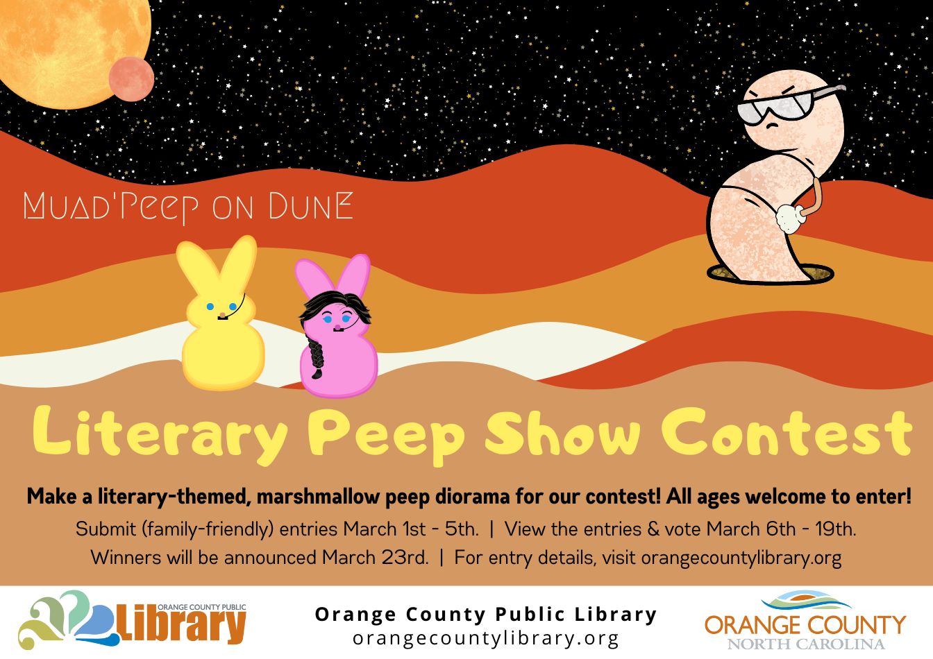 5th Annual Literary Peep Show, March 1st-20th