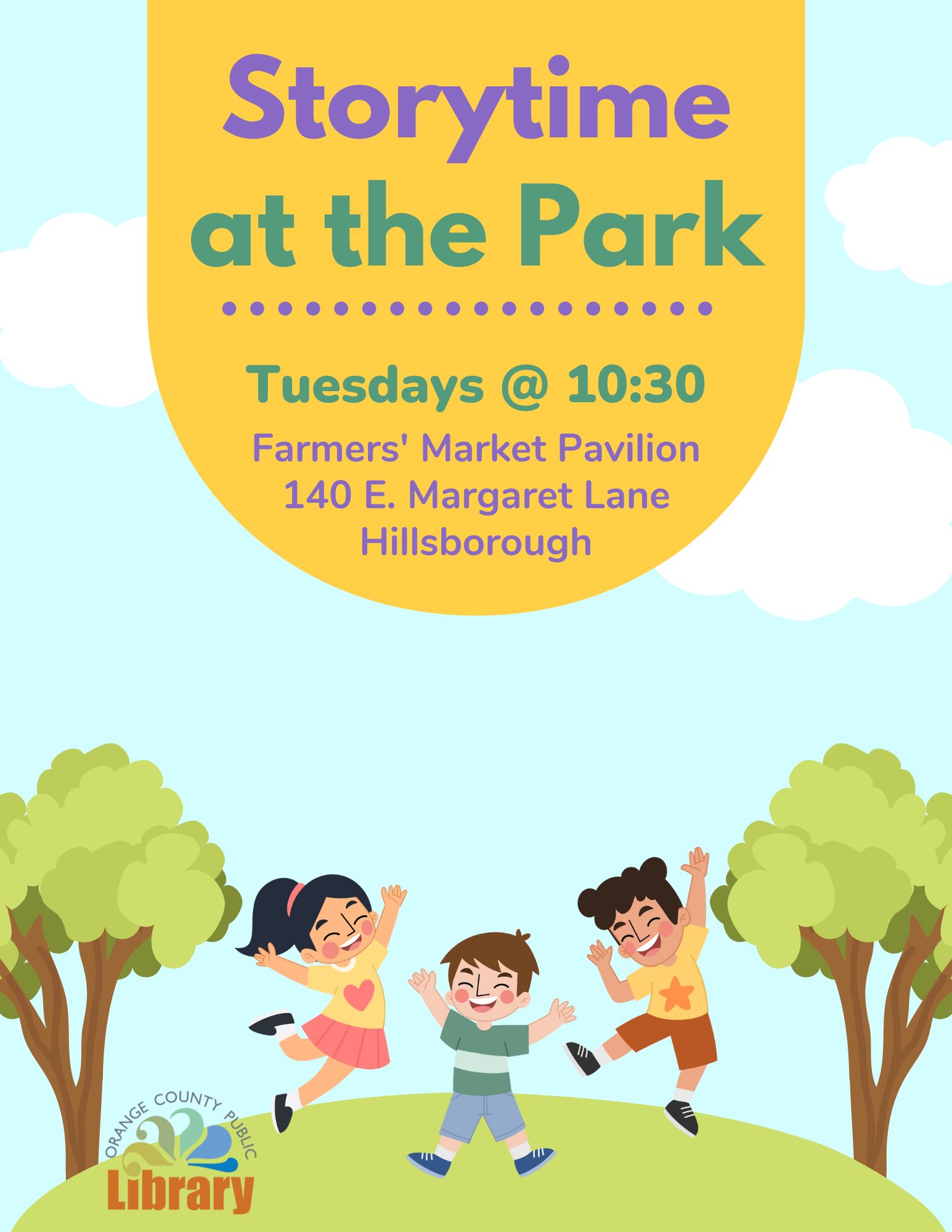 Storytime at the Park | Orange County Public Library