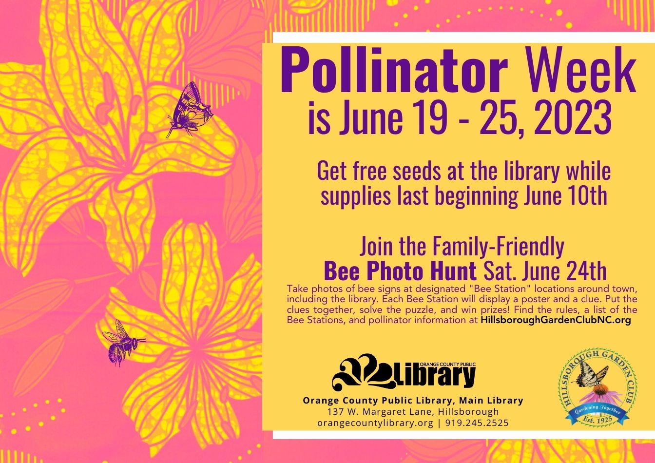 Seed Share x Pollinator Week:  June 10th - 25th