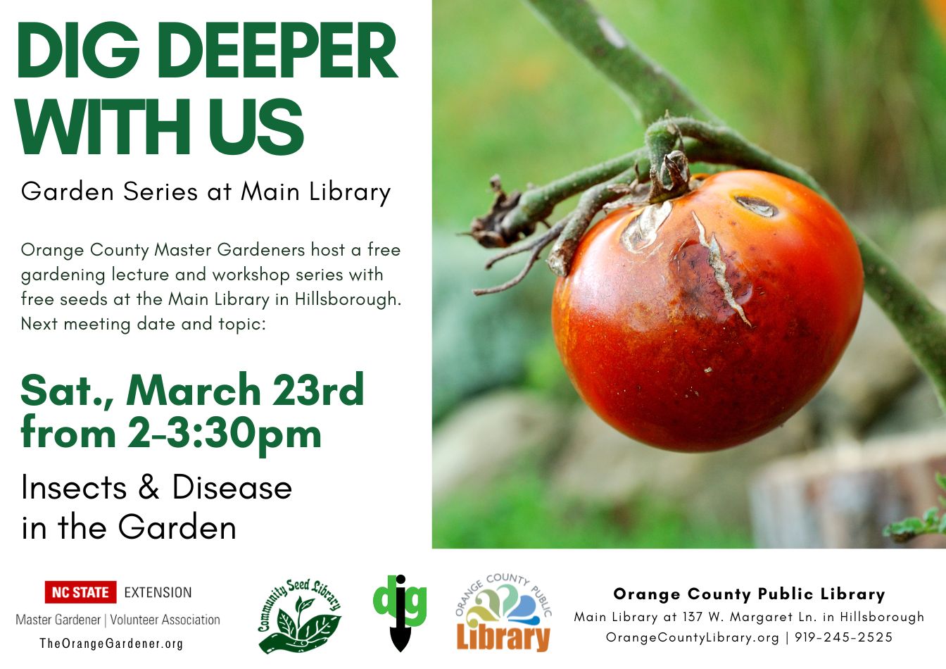 Dig Deeper with Us Gardening Series