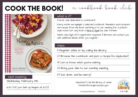 cook the book! February 8, 2023