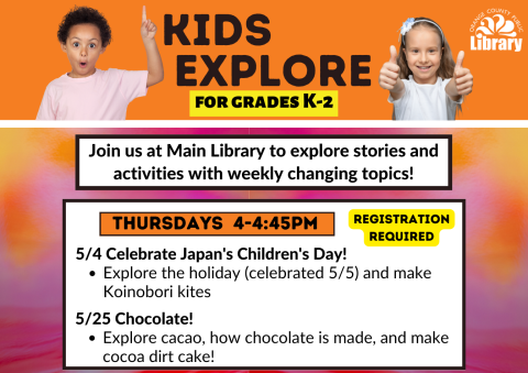 kids explore flyer