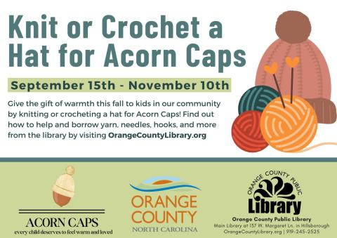 Knit or Crochet a Hat for a Acorn Caps