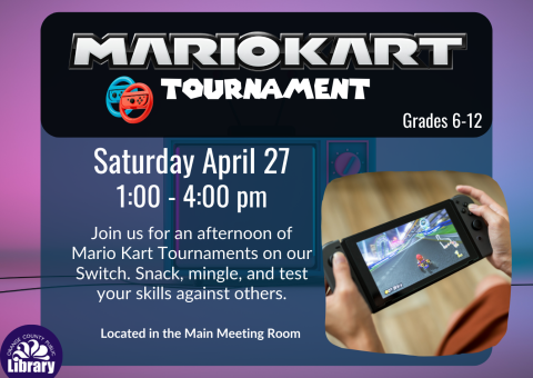 Mariokart tournament flyer