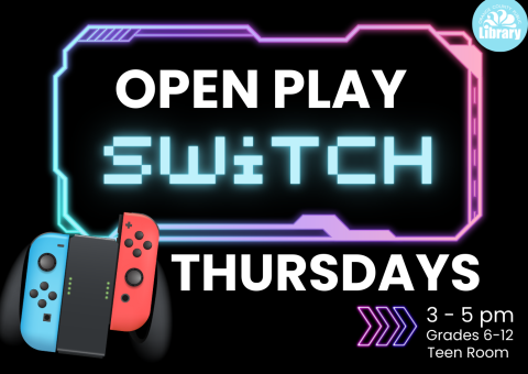 Open play switch flyer