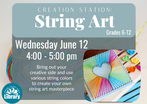 Teen string art program information