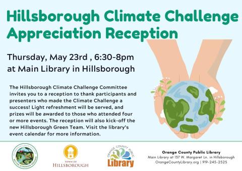 Hillsborough Climate Challenge Appreciation Reception