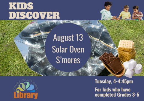 Solar oven s'mores