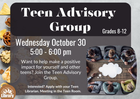 TAG meeting information flyer