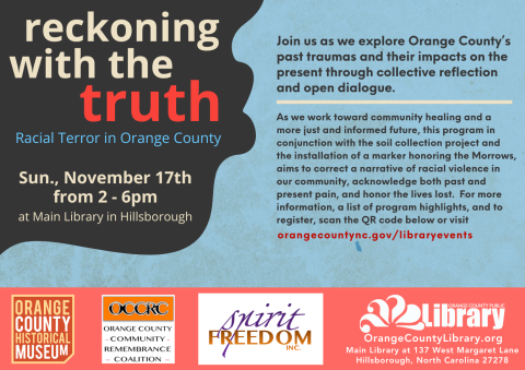 Reckoning with the Truth: Racial Terror in Orange County