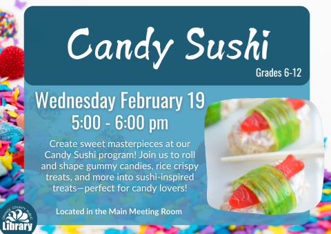 Candy sushi information 