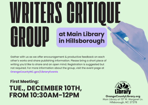 Writers Critique Group