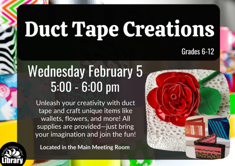 duct tape creations flyer