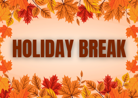 orange and red leaf border