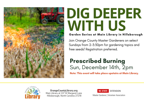 Event Advertisement: Dig Deeper With Us Gardening Series (More information is listed below in Event Details.)