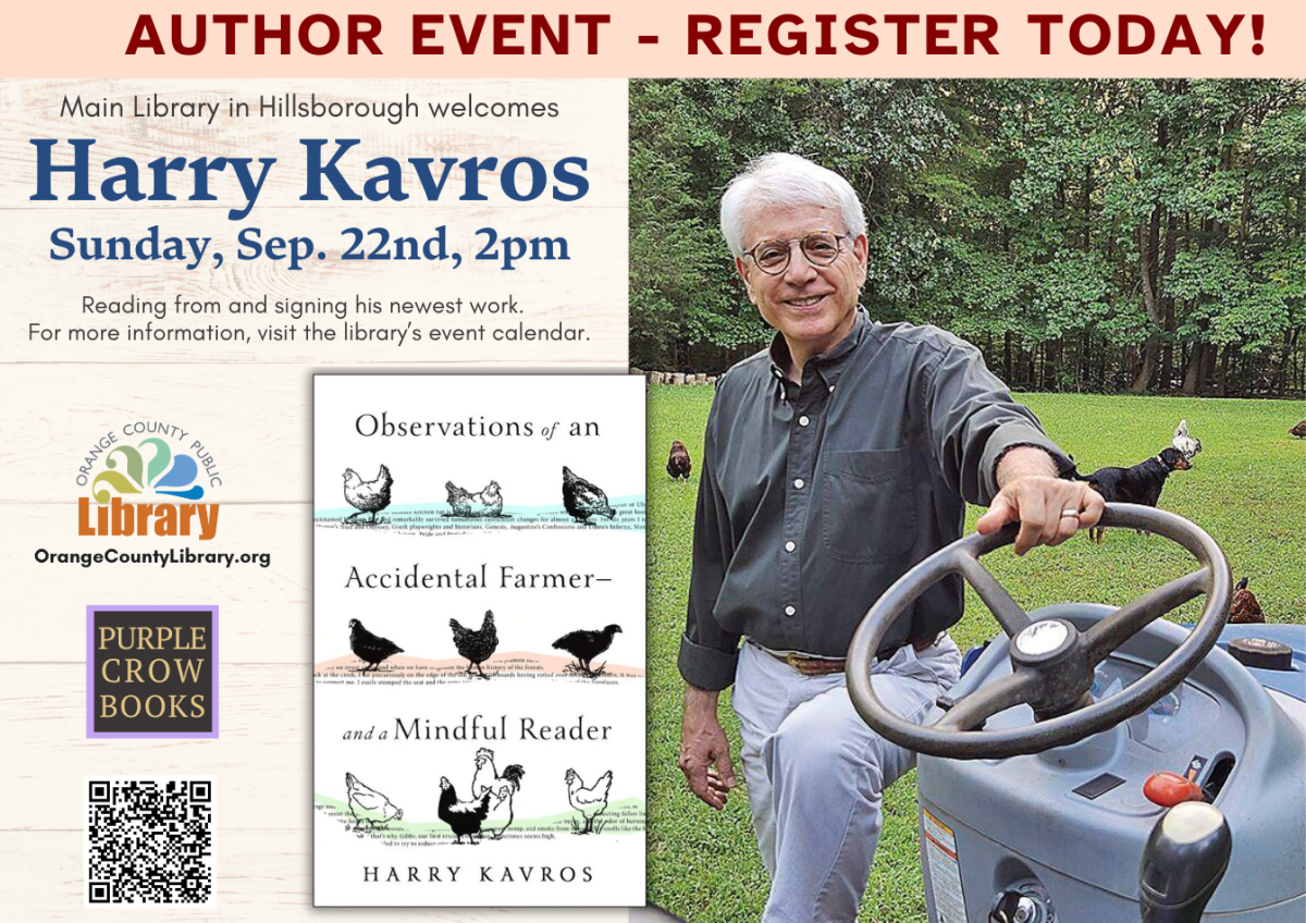 Author Event - Harry Kavros