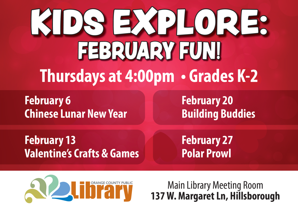 February Fun Kids Explore themes