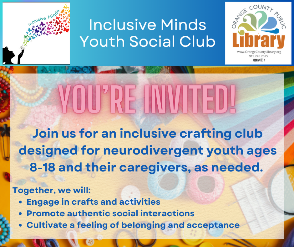 Inclusive Minds neurodivergent arts and crafts