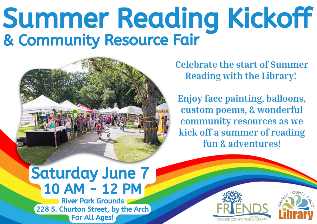 Summer reading kickoff information