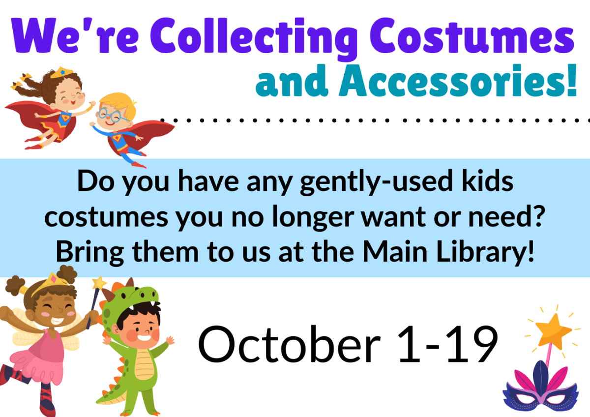 We're Collecting Costumes Graphic