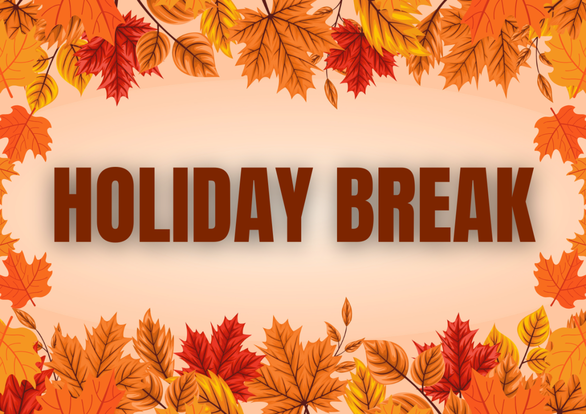 orange and red leaf border